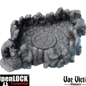 Witches Den Fantasy Coven 28mm Tabletop Terrain 32mm Terrain suitable for Fantasy Wargames and Tabletop RPGs