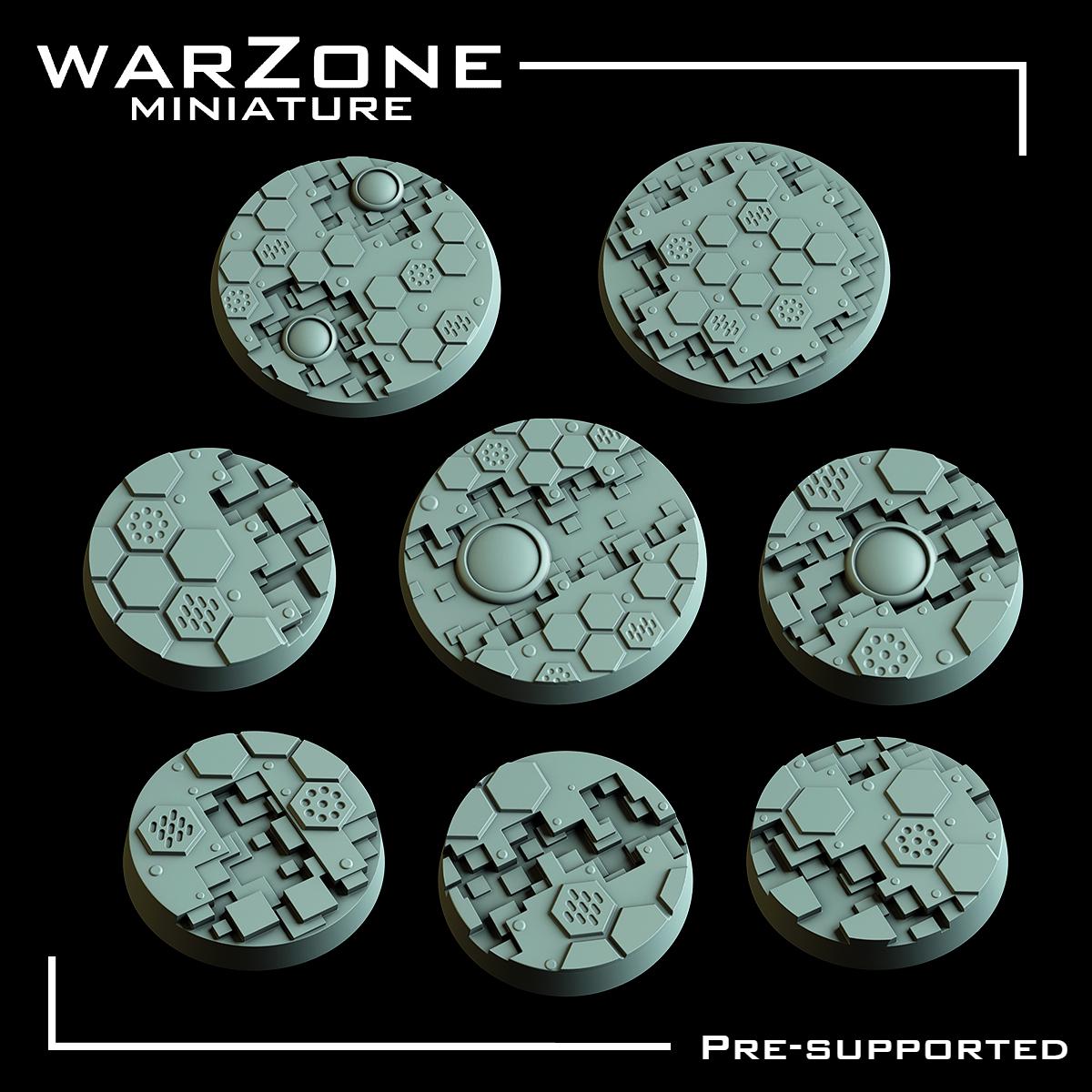 Tomb World Monolite Stampato In 3D - Terreno Sparso 28mm Per Necron Warhammer 40k
