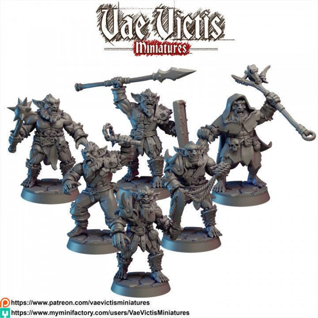 Modular Bugbear Warriors, Bits and Weapon Conversions Fantasy by Vae ...