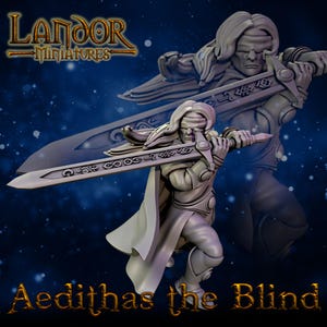 Aedithas il Cieco, miniature modulari degli Alti Elfi di Landor Miniatures! Alti Elfi per i Wargame Fantasy