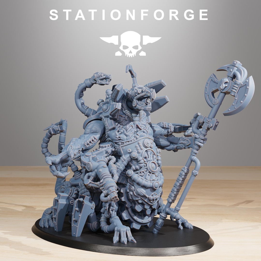 Raticus Chonk Meister, Space Techno-rats, Monopose Sci-fi Warriors by ...