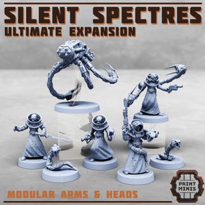 Silent Specters Ultimative Erweiterung - Silent Specters Gang - Sci-Fi Grimdark Mercenaries von Print Minis