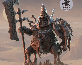 Qlipoth Executioner Miniature, Grimdark Wargame Model by Tainted Windmill