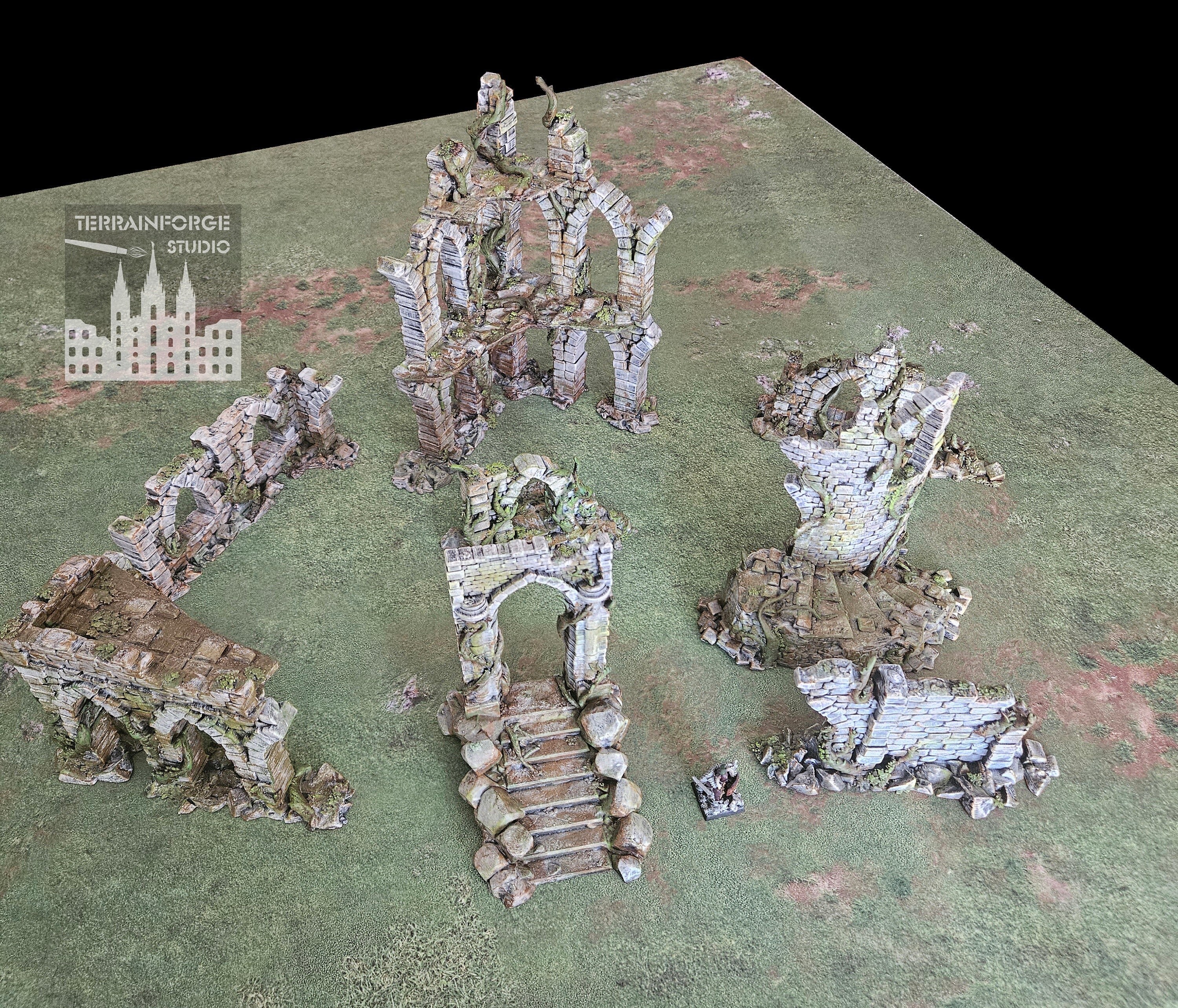 Abandoned City Ruins - Scifi/fantasy Scenery Terrain 28/32mm Abandoned City Ruins - Scifi/fantasy Scenery Terrain 28/32mm