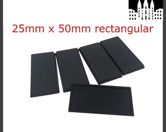 Wargamng 100mm Square Plastc Bases Wargames Tabletop Games - Etsy