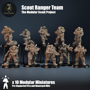 Modular Scout Rangers, Modular Sci-Fi warriors by ThatEvilOne