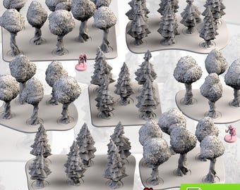 CLASSIC FORESTS Modular Wargaming Forest Terrain by Txarli Factory for Tabletop Wargames
