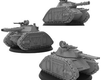 Smol Lunar Auxilia Brigand Tank, 8mm Scale Monopose Sci-Fi warriors by ThatEvilOne, Miniature Sci-Fi Wargames Proxy