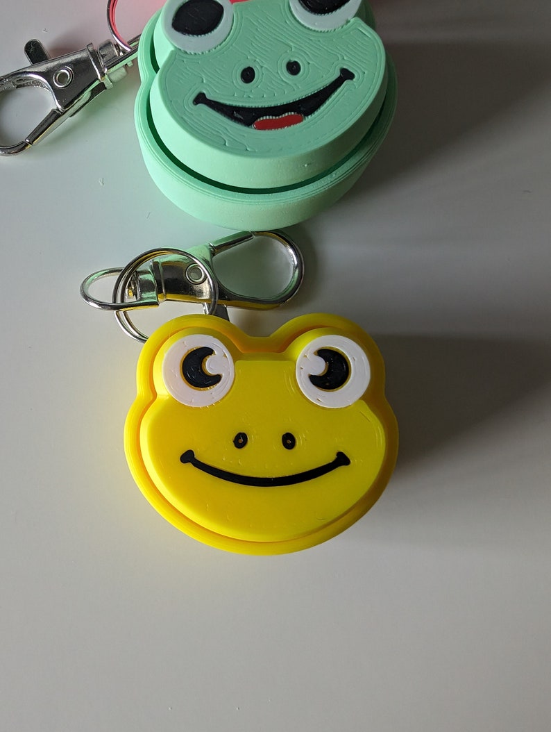 Cute Frog Froggy Key Cap Clicker 3D Printed Stim Fidget Clicky Key Switch Keychain Etsy