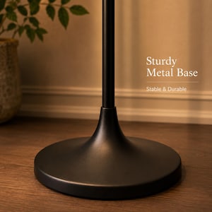 Heavy-Duty Metal Floor Lamp Base for Stable Support and Durable Everyday Use