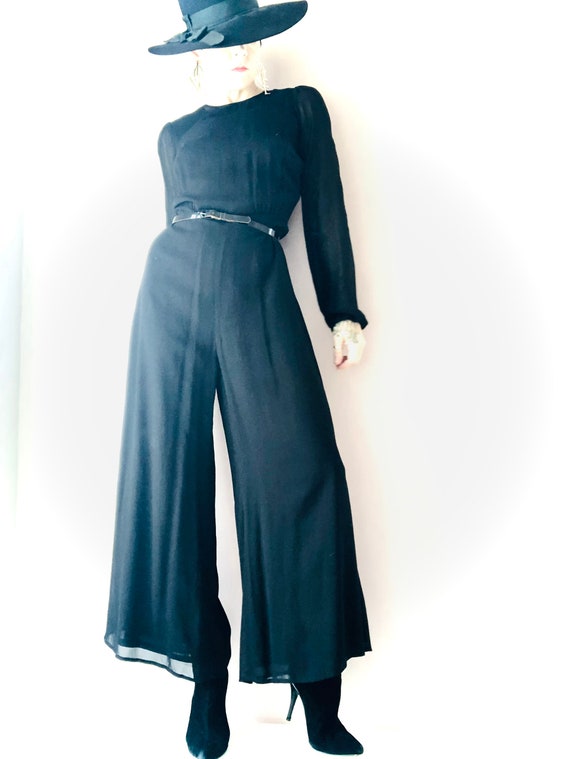 Chic minimal semi sheer cut out designer jumpsuit