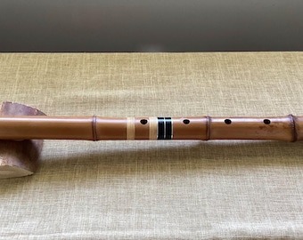 Prachtige shakuhachi Jiari 2.0 in C van de beroemde maker Seikado Kitahara