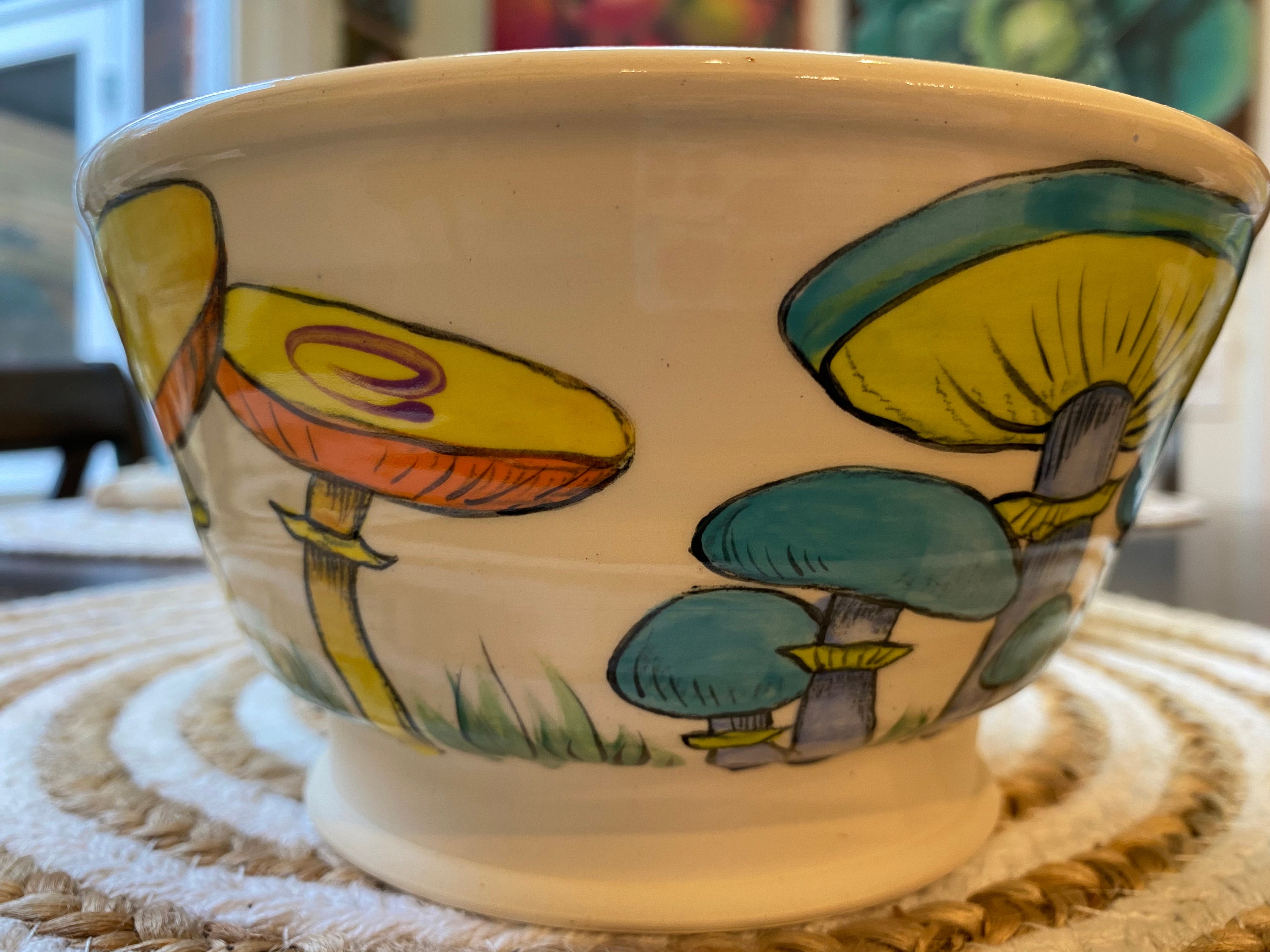 Handmade Pottery Mushroom Medium Size Bowl Etsy Il Fullxfull.2874758022 Ljg4