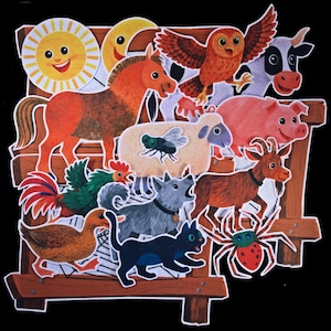 Very Busy Spider Storytelling Educational Activities Flannel Felt Board Story 17-pc