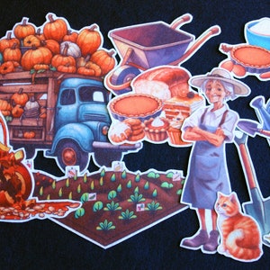 Too Many Pumpkins 26-pc Storytelling Educational Activities Flannel Felt Board Story