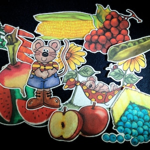 Lunch 10-pc Storytelling Educational Activities Flannel Felt Board Story