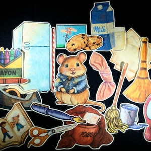 Storytelling Educational Activities Flannel Felt Board Story If You Give a Mouse a Cookie 17-pc