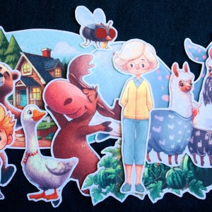 Down By The Bay 10-pc Flannel Felt Story