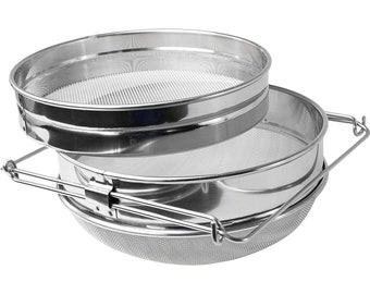 Double Sieve Honey Strainer