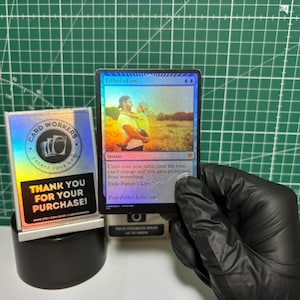 Prezent na Dzień Ojca MTG Custom Magic The Gathering Card Personalizowany ręcznie robiony prezent parodii folii