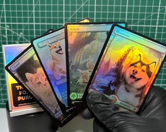 Personalized Pet MTG Card: Handmade Foil Parody Gift