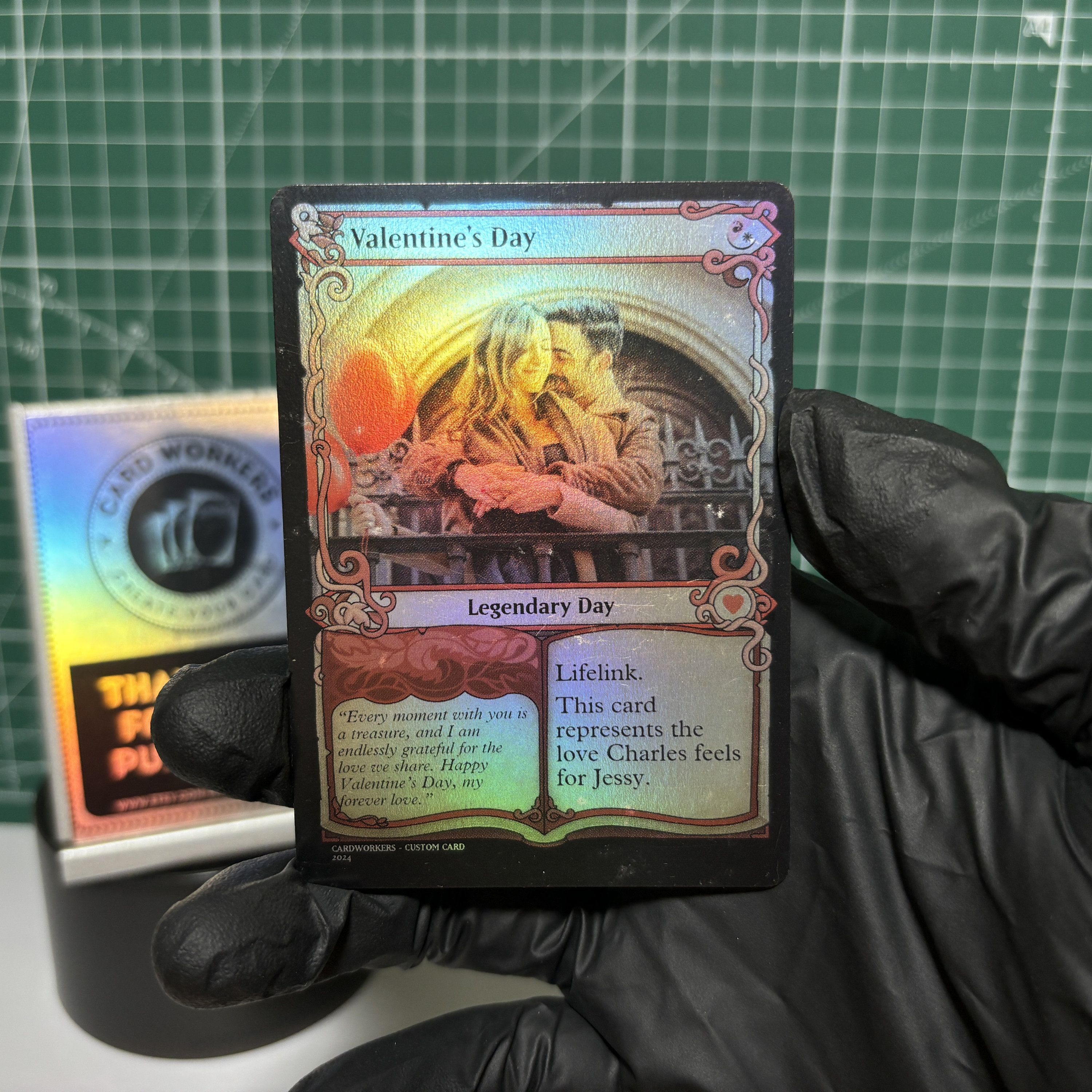 Valentine's Day Gift MTG Custom Magic Token Card Personalized Handmade Foil  Gift Unofficial Saint Valentine's Girlfriend Boyfriend - Etsy Israel