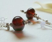 Schmuck, Ohrringe, Lampwork Perlen, Sterling Silber, Statteam