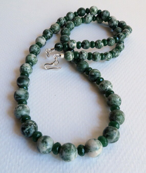 tree agate necklace