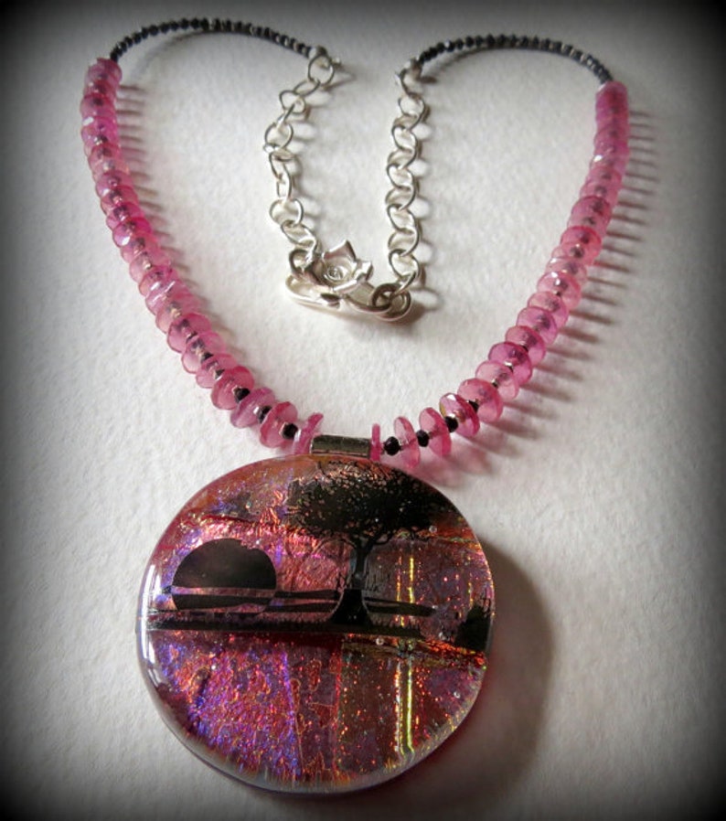 Lovely Handmade Necklace Made With Sapphires Which Are the Etsy