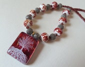 Jewelry, Necklace Set, Red Hot Tree of Life, SRAJD