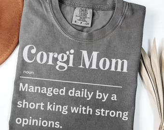 Funny Corgi Mom Definition Shirt, Corgi Mom Gift, Dog Mom Shirt