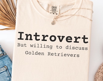 Funny Golden Retriever Mom Shirt, Golden Retriever Dad Gift, Golden Retriever Lover Gift