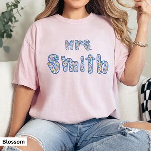 Personalized Teacher Name Shirt, Custom Teacher Tee, Back to School Teacher T-Shirt, First Day Of School, Teacher Appreciation Gifts