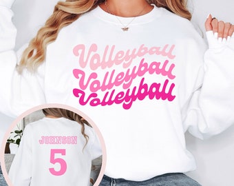 Volleyball Gift for Teenage Girl Personalized Volleyball Sweatshirt Volleyball Gifts for Senior Volleyball Player Gift