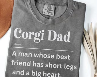 Corgi Dad Shirt, Funny Corgi Shirt, Corgi Lover Gifts