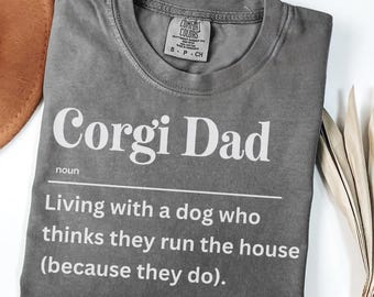 Corgi Dad Shirt, Funny Corgi Shirt, Corgi Lover Gifts