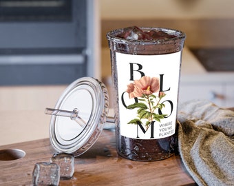 Floral Bloom Suave Acrylbecher