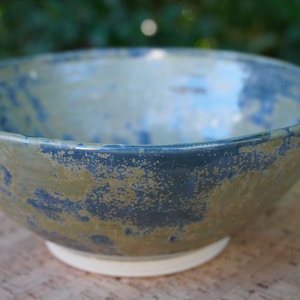 Blue Stoneware Bowl