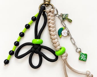Handmade Polymer Clay Beaded Keychain/Bag Charm