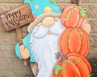 Fall-Welcome Fall Gnome Stand