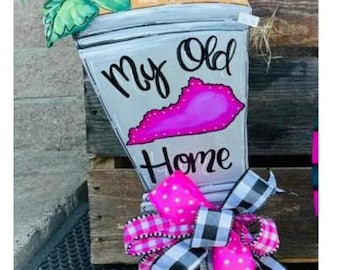 Derby-Mint Julep "My Old Kentucky Home" Table Topper