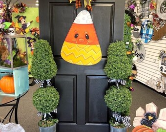 Fall-Halloween-Candy Corn Door Hanger