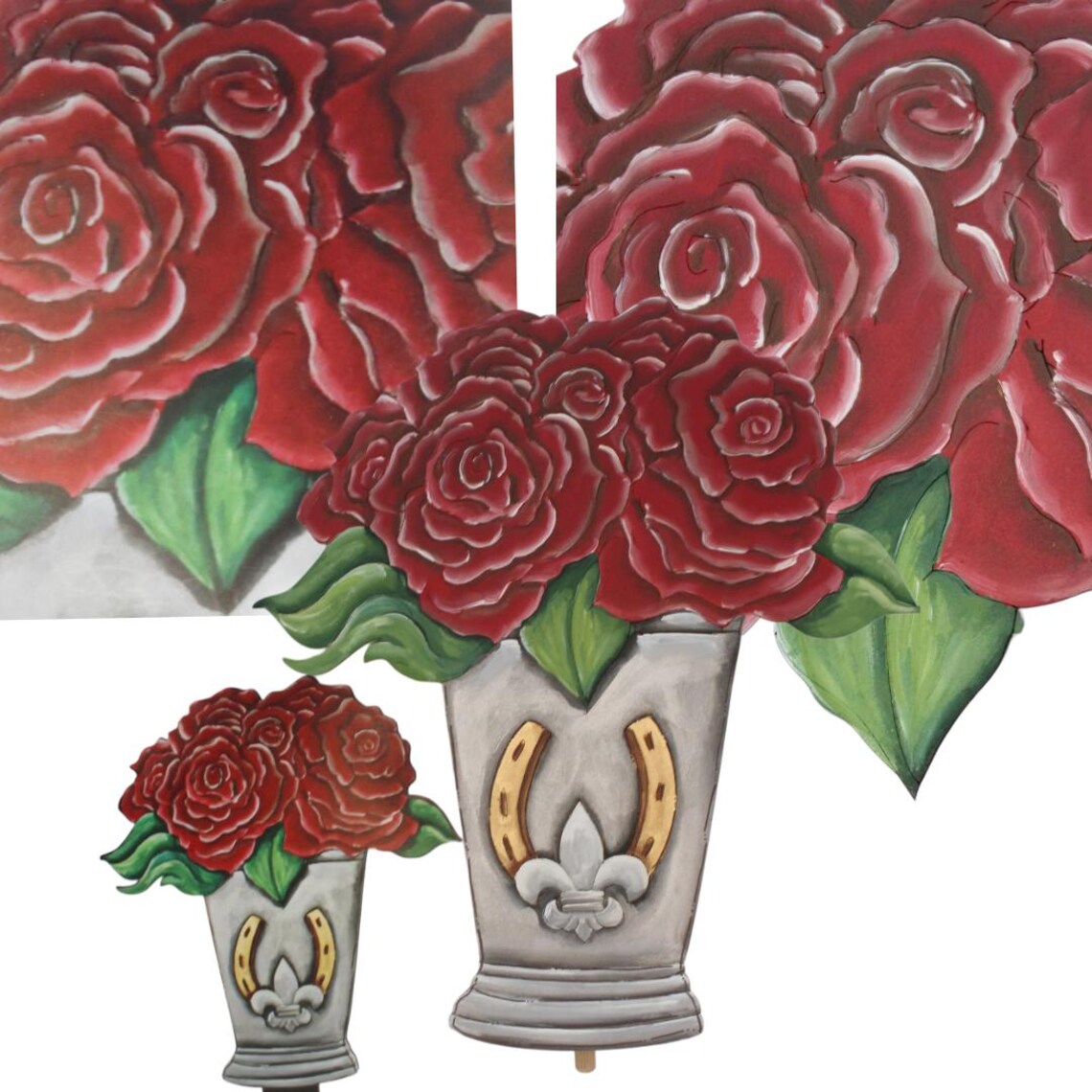 Derby-goofy Horse in Horseshoe Table Topper - Etsy