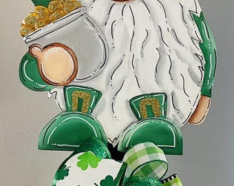 St Patrick's Day--Leprechaun Gnome Table Topper