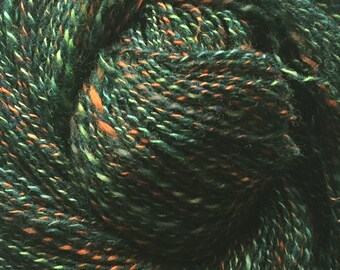 Carousel Laceweight - 100% Wool - Hunter Green Rainbow - 3 Skeins Available