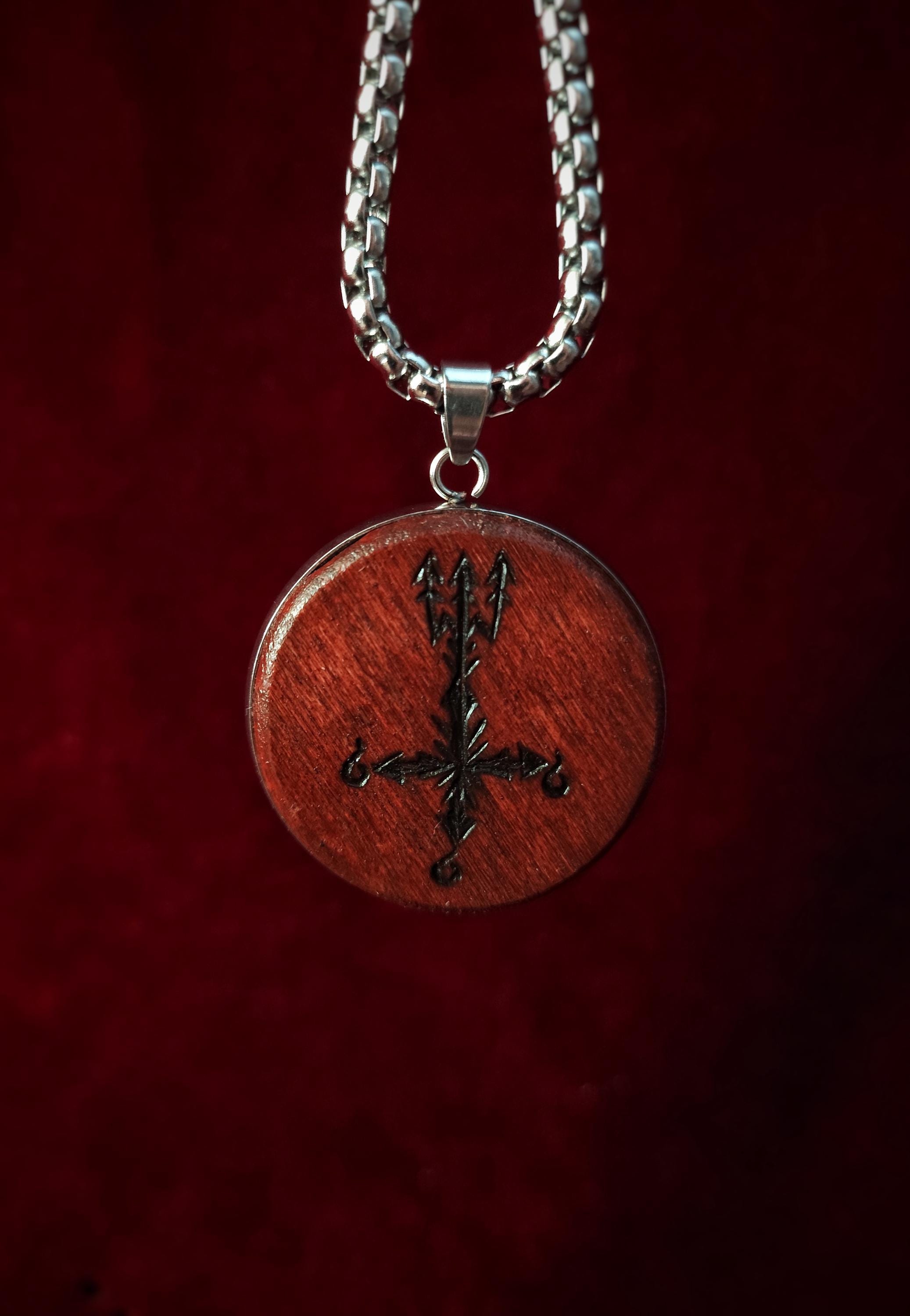 Trident Cross Handmade Pendant - Tribute to DISSECTION - Etsy