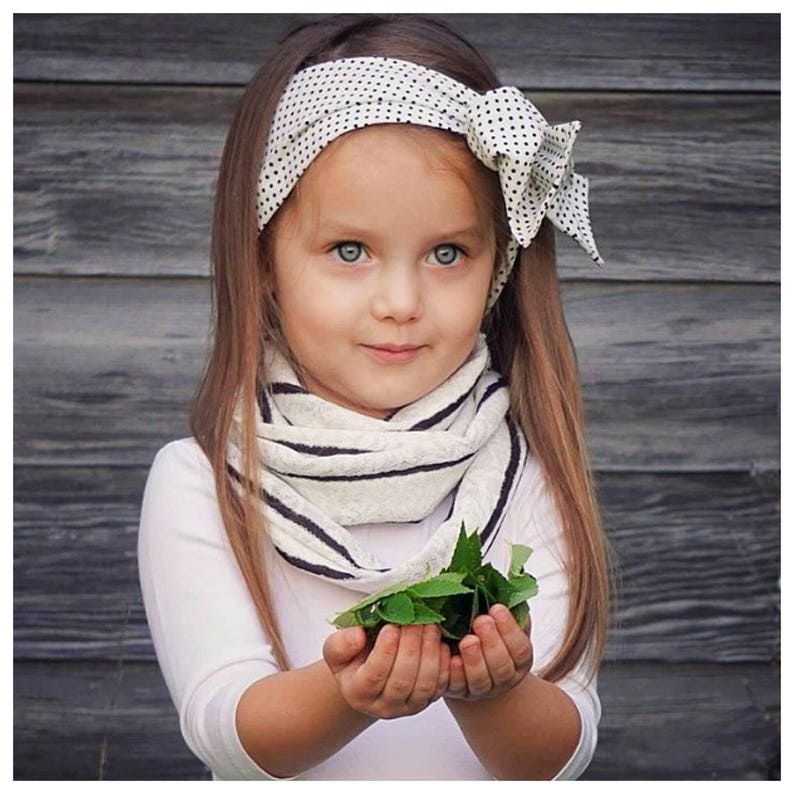 Polka Dot Head Wrap Girls Headwrap Baby Girl Headwrap Girls Etsy