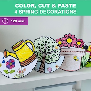 Sommer Handwerk | Dekoration für Kinder | Sommer Printables | 2024 | Kinder Sommer Handwerk | Sommer Bundle | Sommer Printables für Kleinkinder