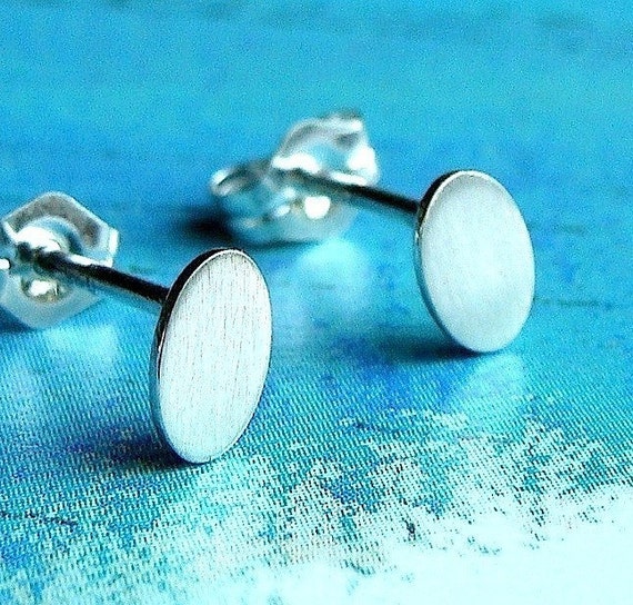 Small American Football Post Stud Earrings Sterling Silver 6x4mm Small American Football Post Stud Earrings Sterling Silver 6x4mm