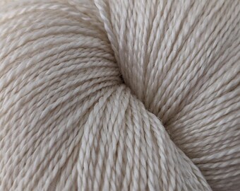 Natural Seaside Lace Yarn - Merino Seacell Silk - 100 grams - 880 yards